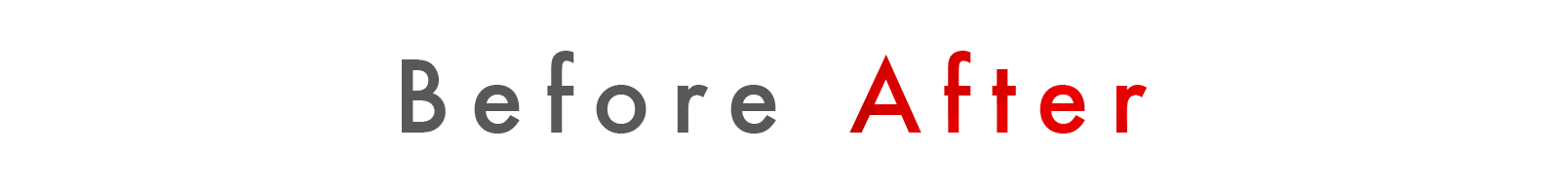 ビフォーアフター